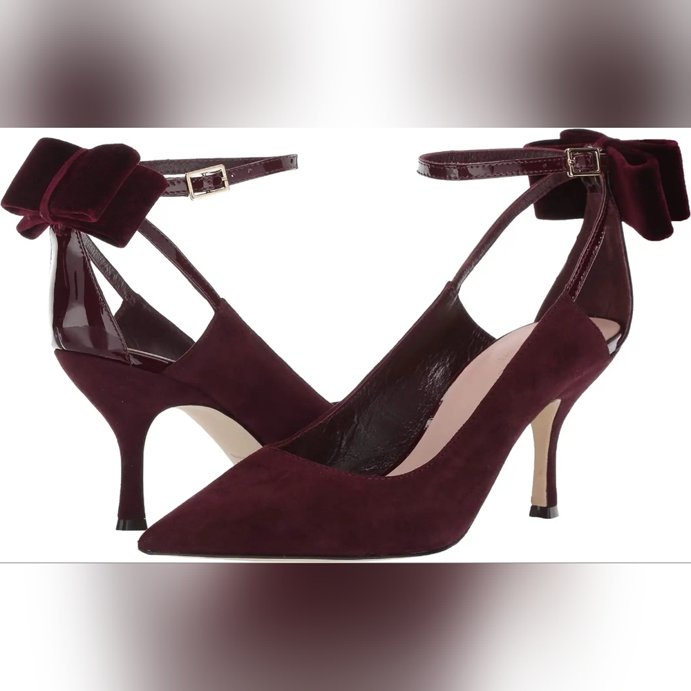 Kate Spade New York Women's Sheena Pump, deep Russet, 7.5 M US
